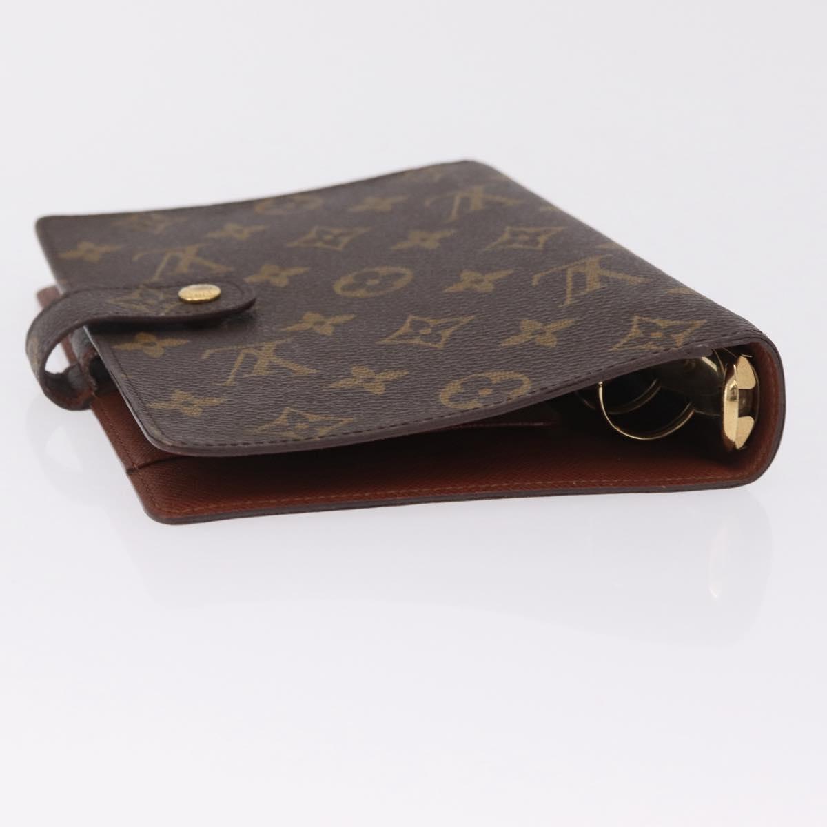 LOUIS VUITTON Monogram Agenda MM Day Planner Cover R20105 LV Auth BA16862V