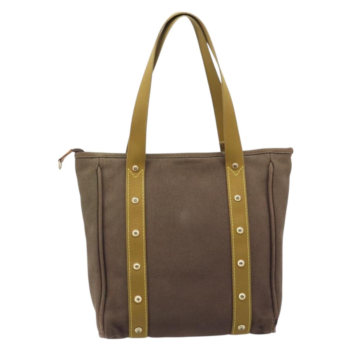 LOUIS VUITTON Antigua Cabas MM Tote Bag Brown M40086 LV Auth BA16866