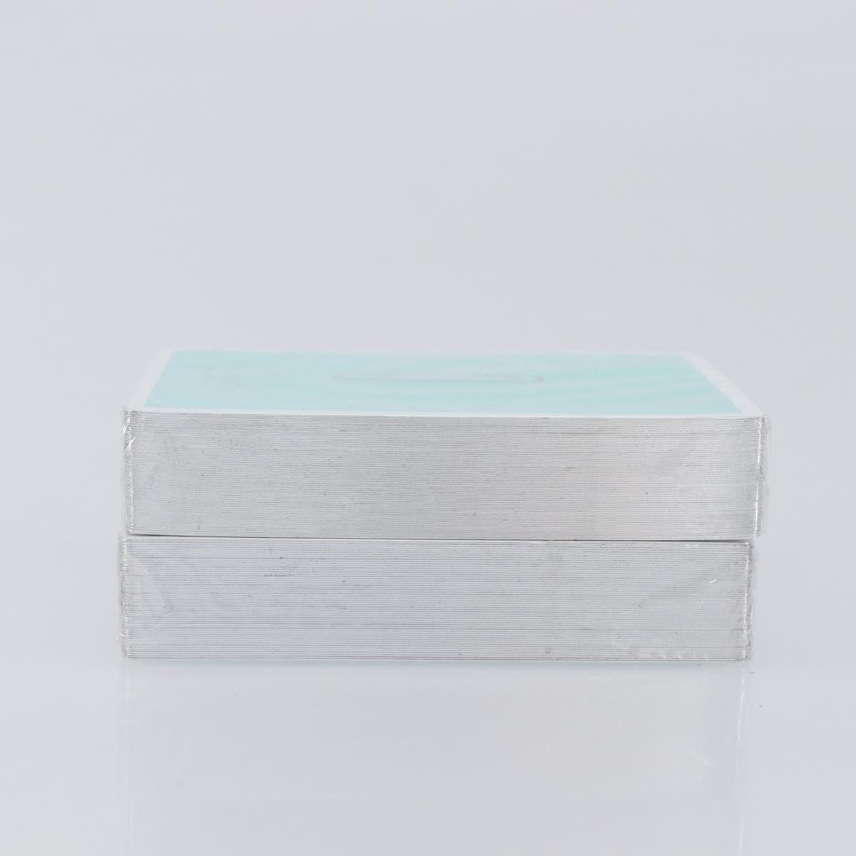 Tiffany & Co. Playing Cards Paper Light Blue White Auth BA16867V