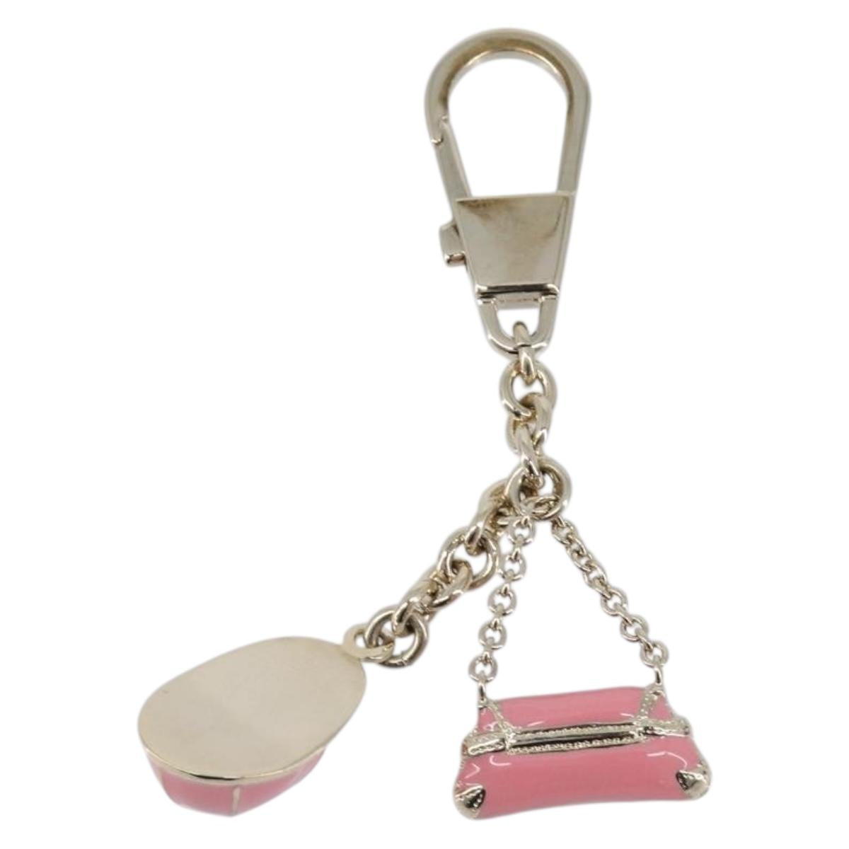 GUCCI Charm Metal Pink Gold Tone Auth BA16868V