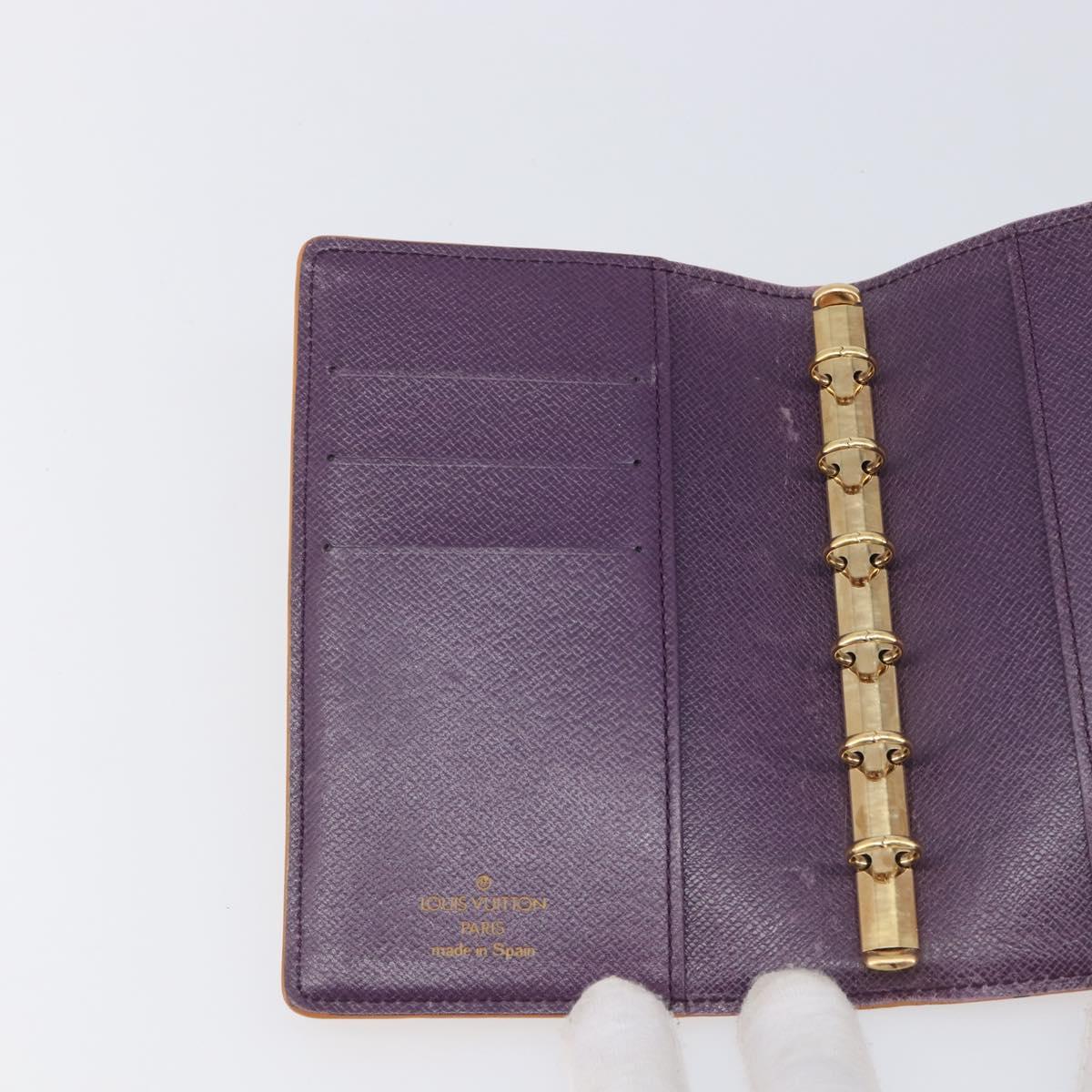 LOUIS VUITTON Epi Agenda PM Day Planner Cover Yellow R20059 LV Auth BA16872