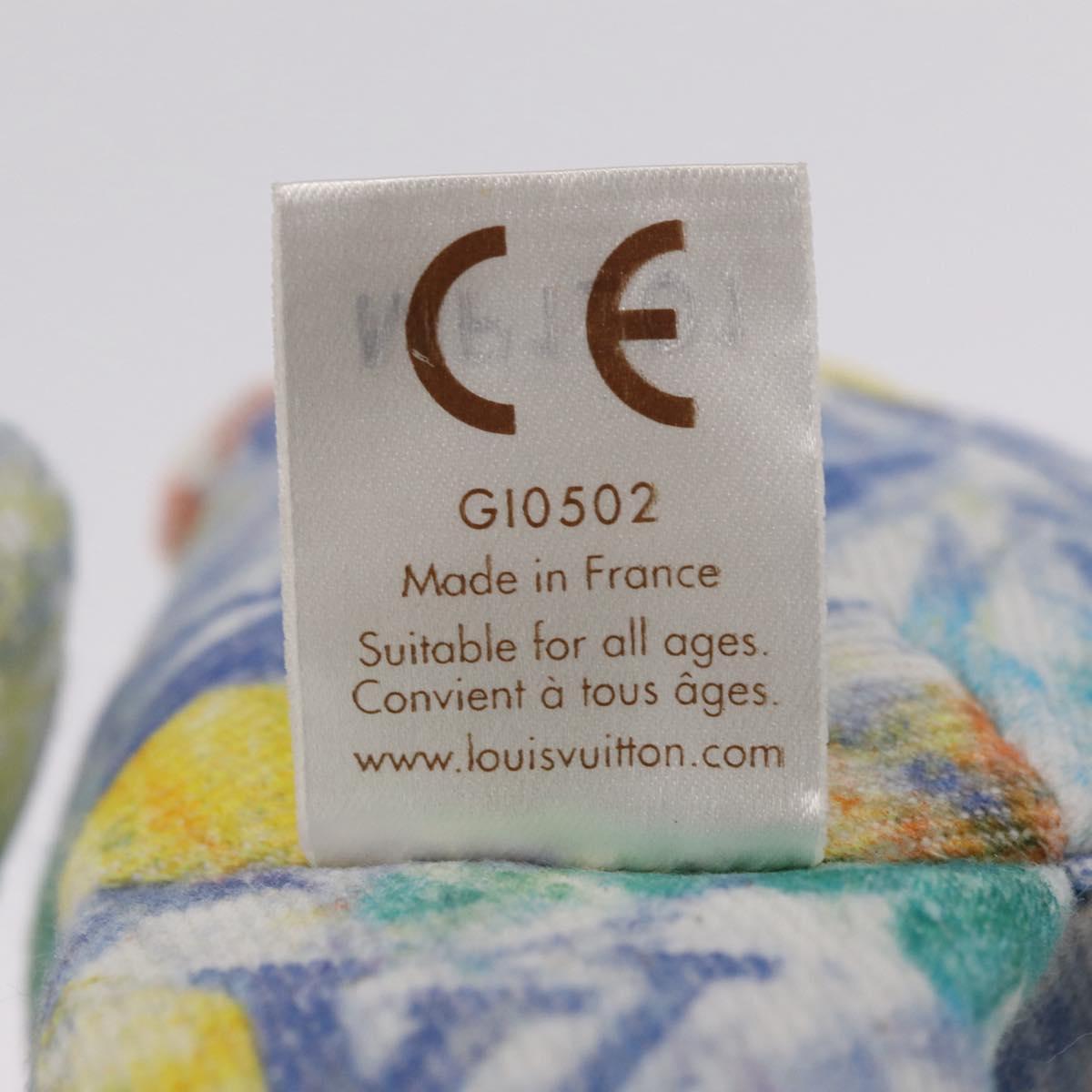 LOUIS VUITTON Monogram Dudu Louis Stuffed Multicolor GI0502 LV Auth BA16874M