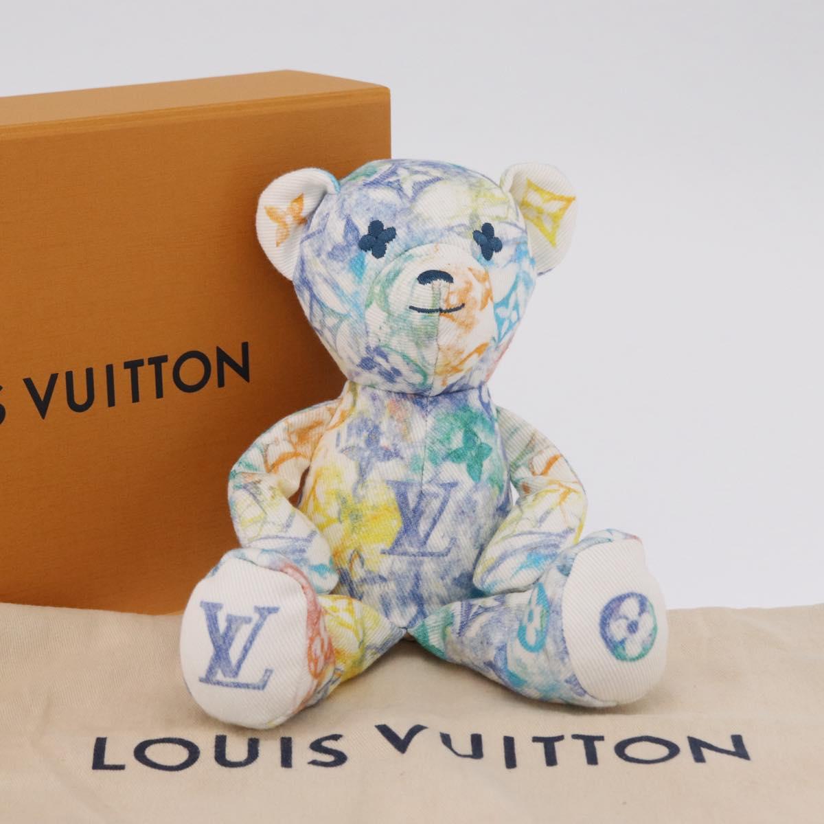 LOUIS VUITTON Monogram Dudu Louis Stuffed Multicolor GI0502 LV Auth BA16874M