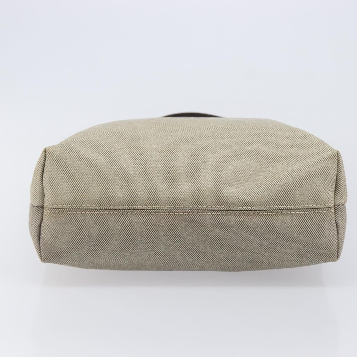 Salvatore Ferragamo Hand Bag Coated Canvas Gray Auth BA16876