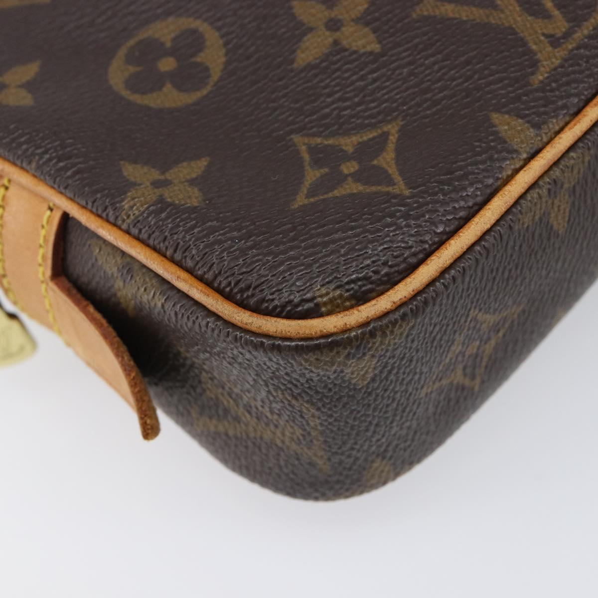 LOUIS VUITTON Monogram Pochette Marly Bandouliere Bag M51828 LV Auth BA16980