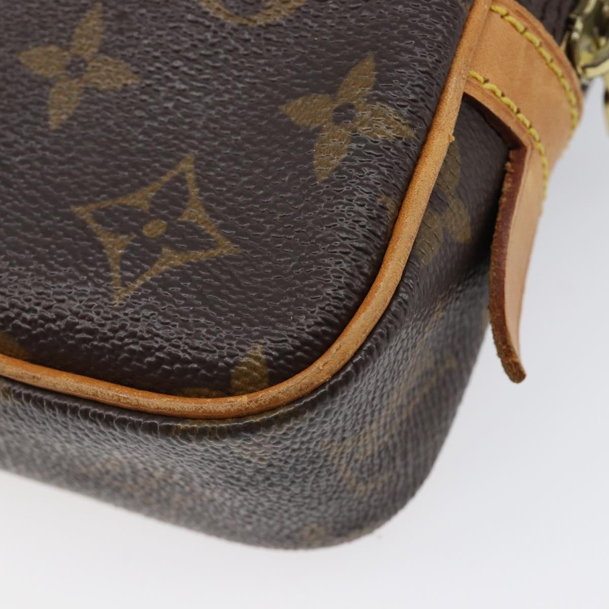 LOUIS VUITTON Monogram Pochette Marly Bandouliere Bag M51828 LV Auth BA16980