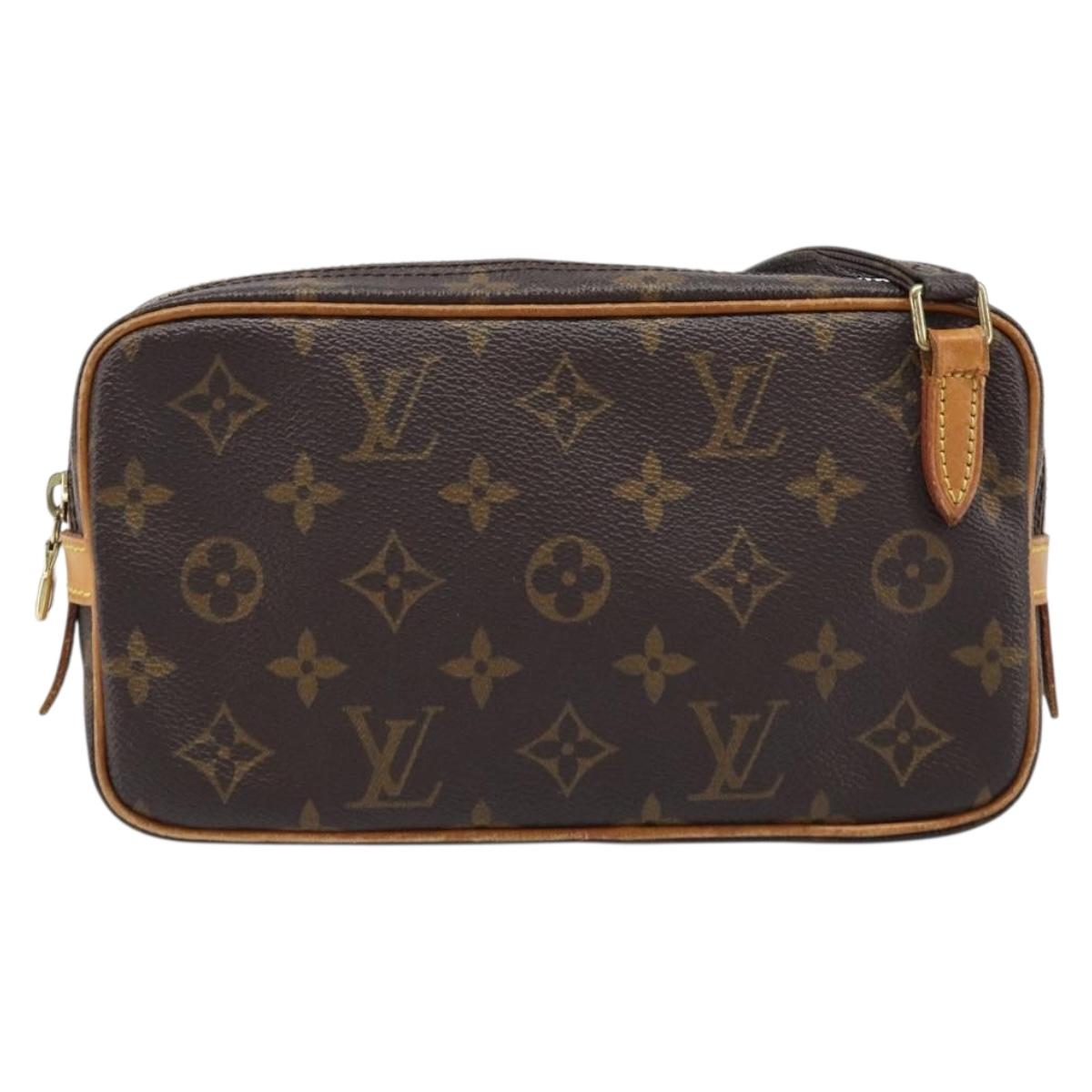 LOUIS VUITTON Monogram Pochette Marly Bandouliere Bag M51828 LV Auth BA16980