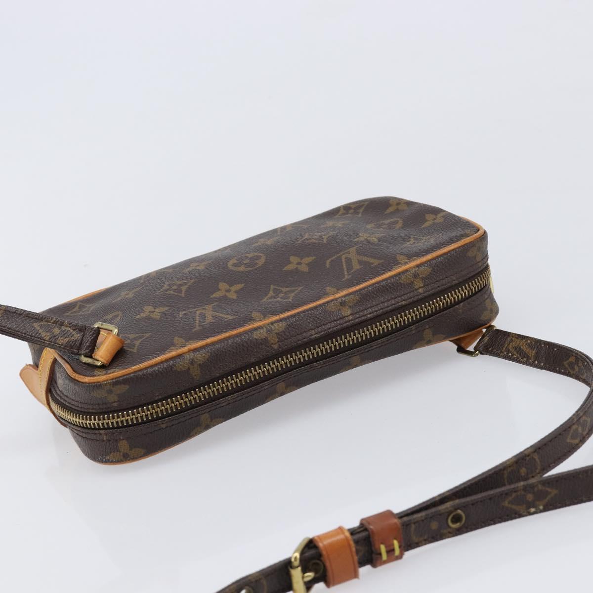 LOUIS VUITTON Monogram Pochette Marly Bandouliere Bag M51828 LV Auth BA16980