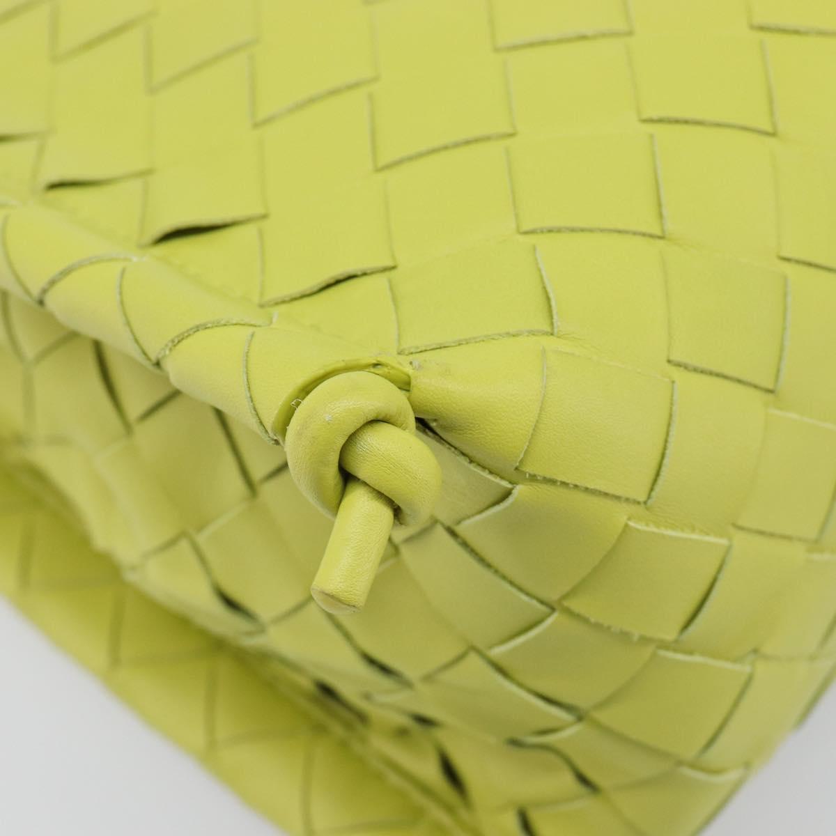 Bottega Veneta INTRECCIATO Mini The Knot Shoulder Bag Leather Auth BA16989V