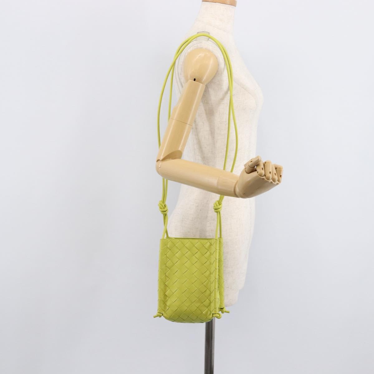 Bottega Veneta INTRECCIATO Mini The Knot Shoulder Bag Leather Auth BA16989V