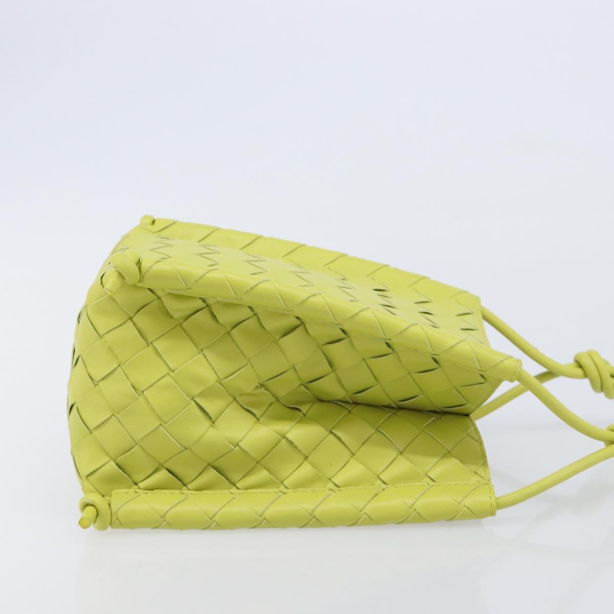 Bottega Veneta INTRECCIATO Mini The Knot Shoulder Bag Leather Auth BA16989V