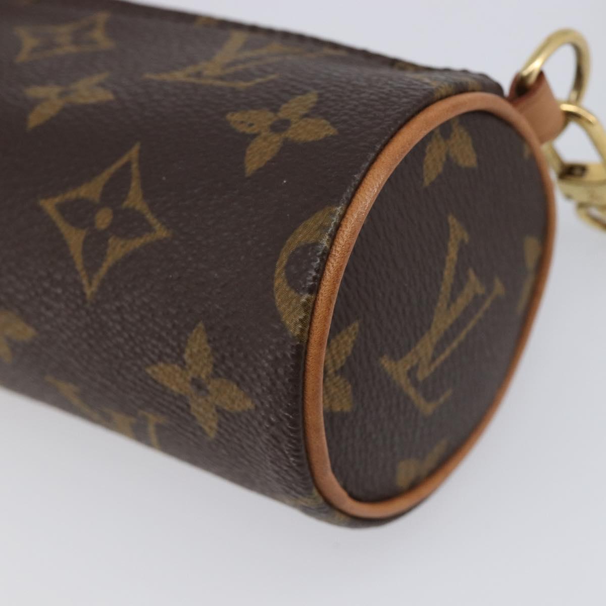 LOUIS VUITTON Monogram Papillon Pouch LV Auth BA17002A