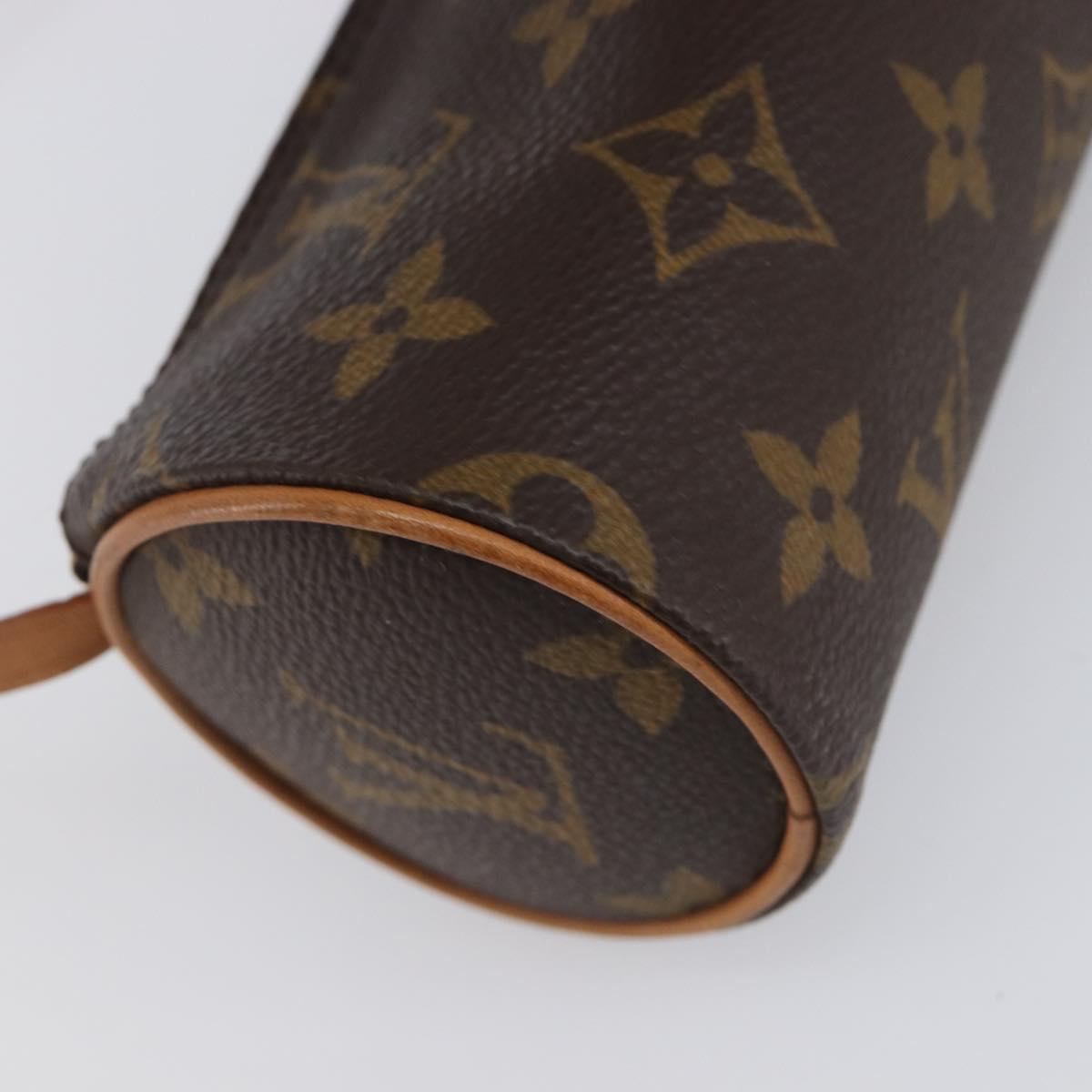 LOUIS VUITTON Monogram Papillon Pouch LV Auth BA17002A