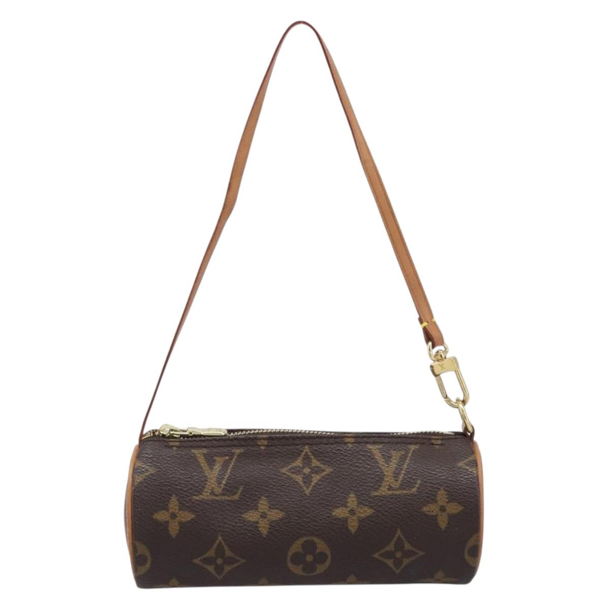 LOUIS VUITTON Monogram Papillon Pouch LV Auth BA17002A