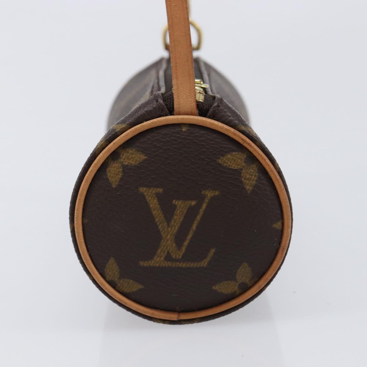 LOUIS VUITTON Monogram Papillon Pouch LV Auth BA17002A