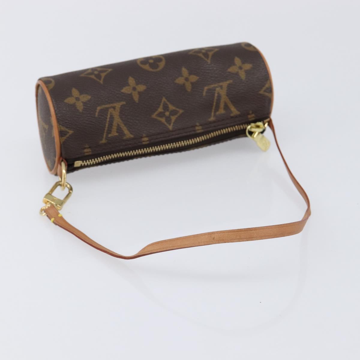 LOUIS VUITTON Monogram Papillon Pouch LV Auth BA17002A