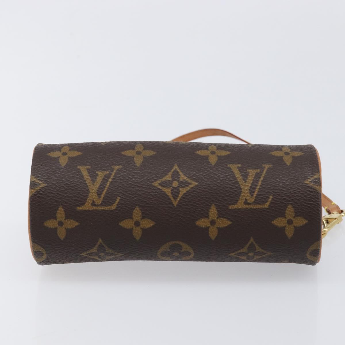 LOUIS VUITTON Monogram Papillon Pouch LV Auth BA17002A