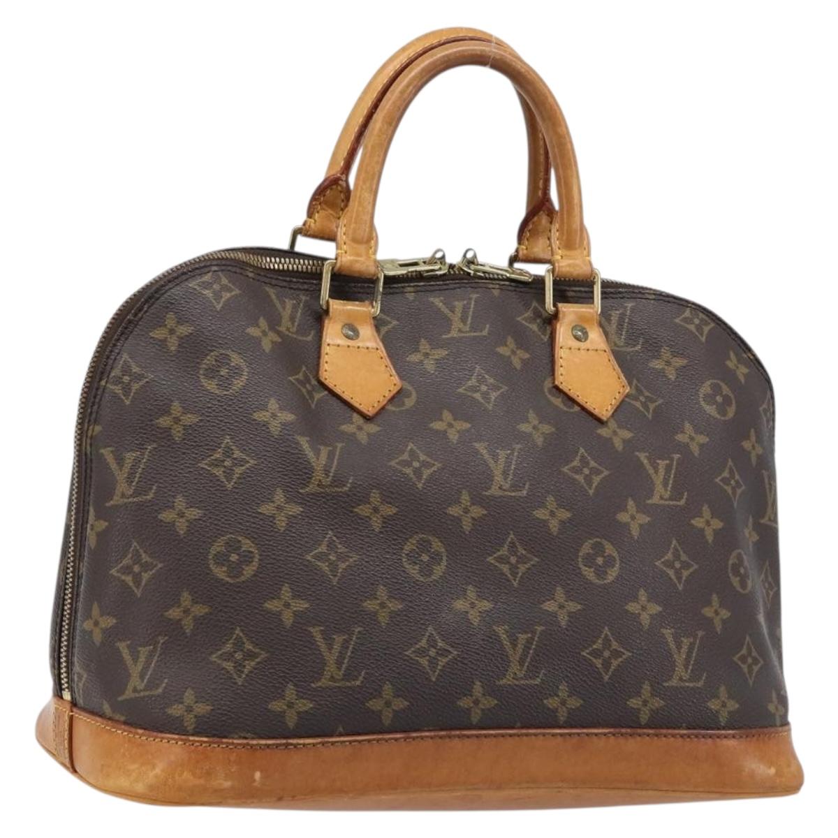 LOUIS VUITTON Monogram Alma Hand Bag M51130 LV Auth BA17010