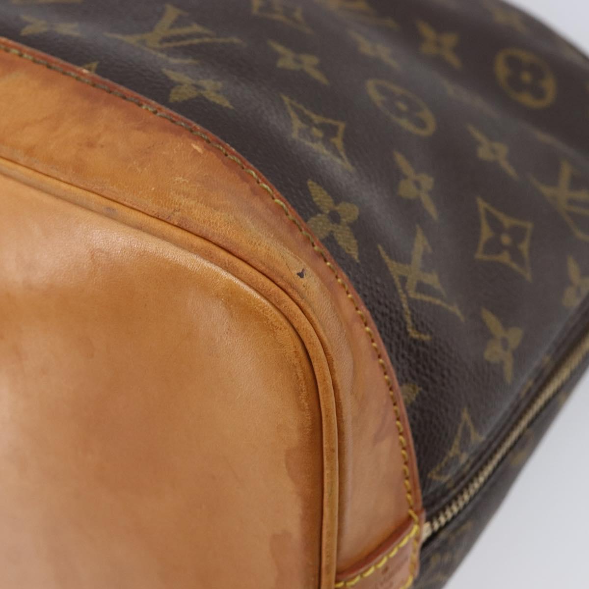 LOUIS VUITTON Monogram Alma Hand Bag M51130 LV Auth BA17010