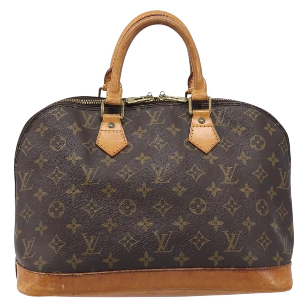 LOUIS VUITTON Monogram Alma Hand Bag M51130 LV Auth BA17010