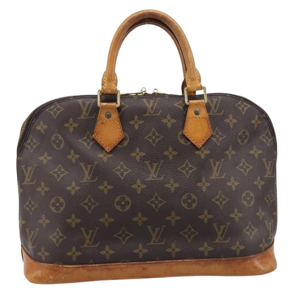 LOUIS VUITTON Monogram Alma Hand Bag M51130 LV Auth BA17010