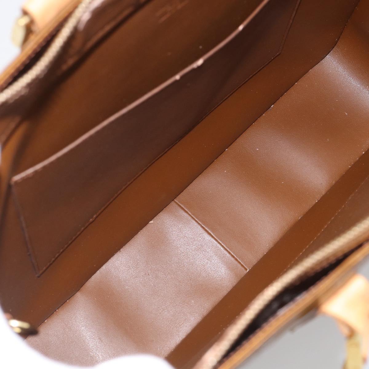 LOUIS VUITTON Monogram Vernis Columbus Tote Bag Bronze M91134 LV Auth BA17015