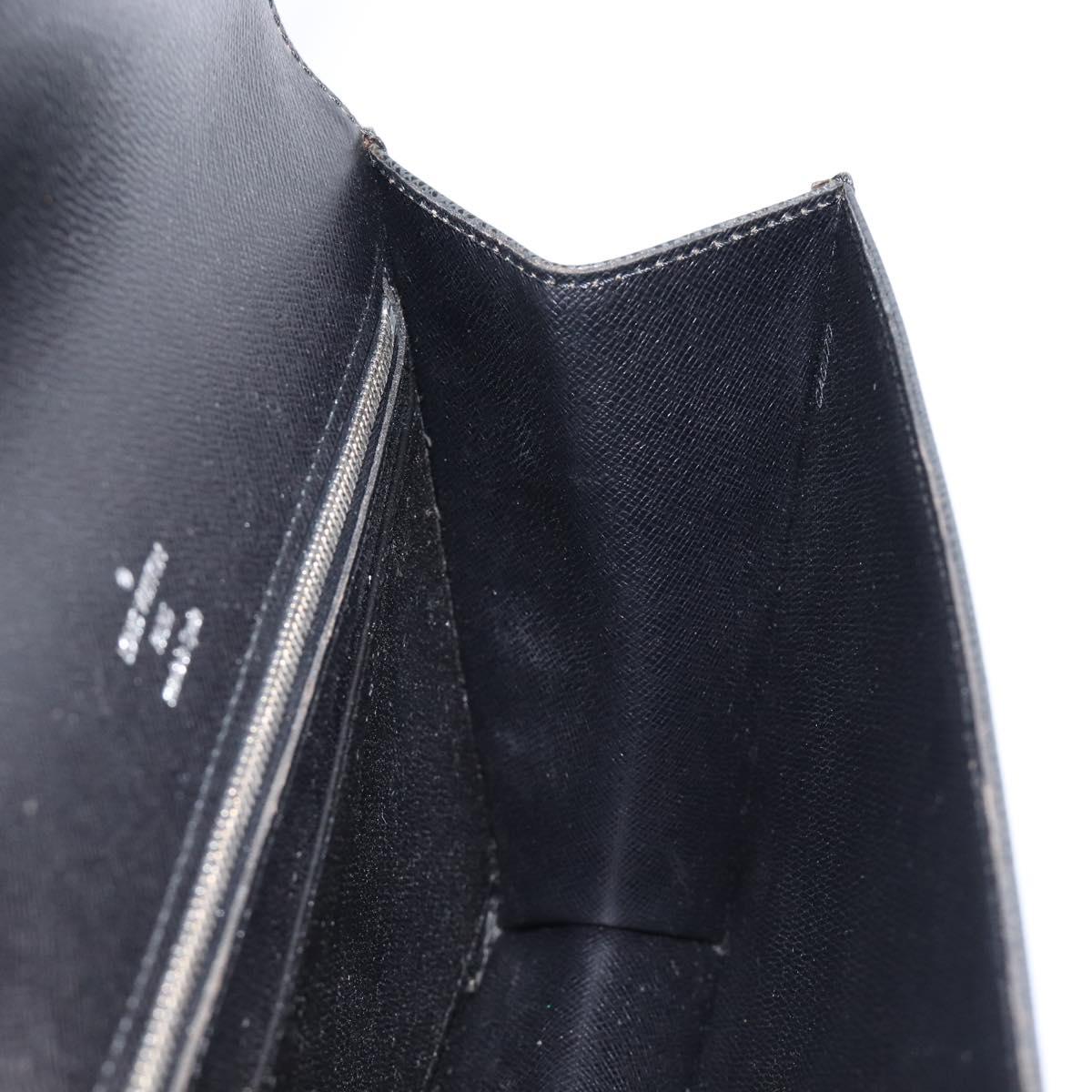 LOUIS VUITTON Taiga Selenga Clutch Bag Ardoise M30782 LV Auth BA17016A
