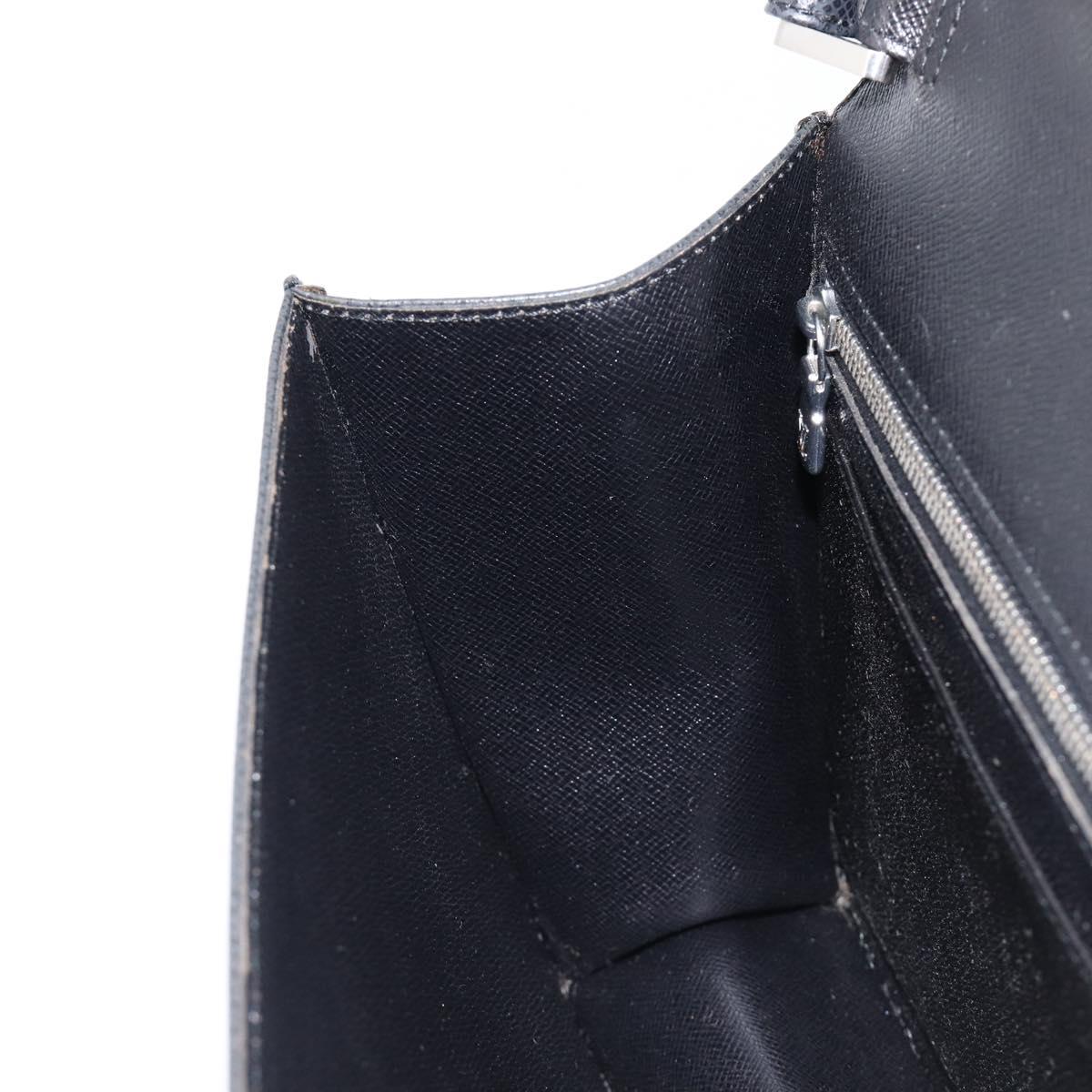 LOUIS VUITTON Taiga Selenga Clutch Bag Ardoise M30782 LV Auth BA17016A
