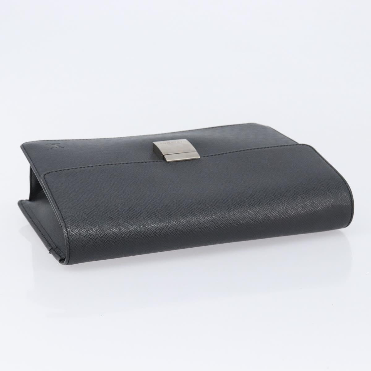 LOUIS VUITTON Taiga Selenga Clutch Bag Ardoise M30782 LV Auth BA17016A