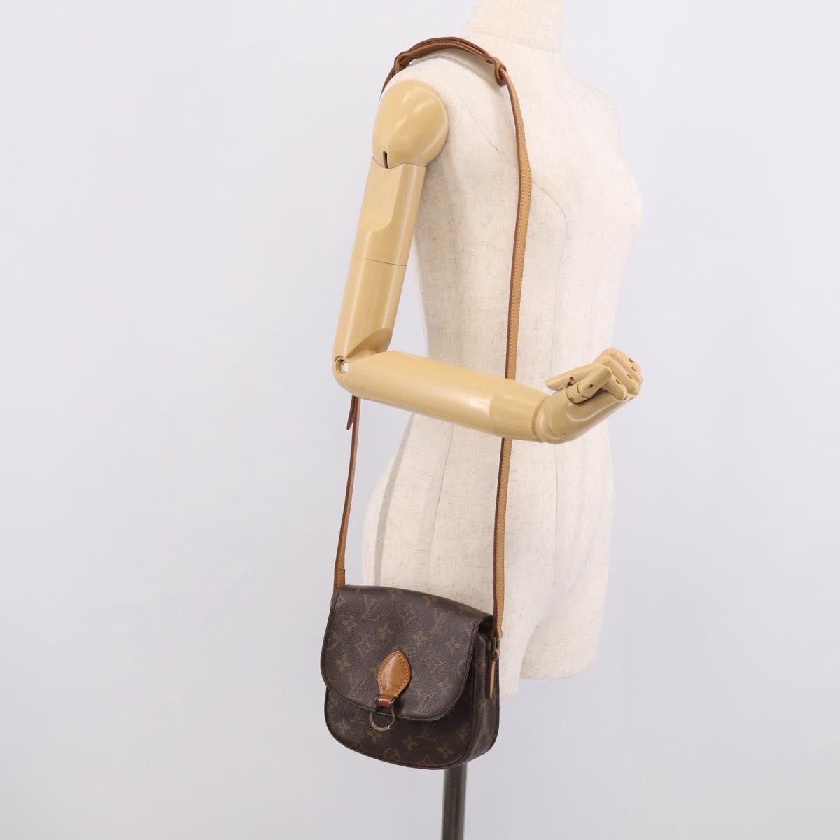 LOUIS VUITTON Monogram Saint Cloud PM Shoulder Bag M51244 LV Auth BA17017