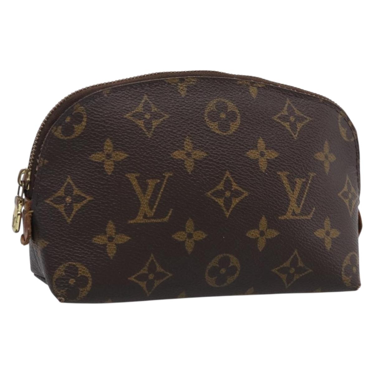 LOUIS VUITTON Monogram Pochette Cosmetic PM Pouch M47515 LV Auth BA17041