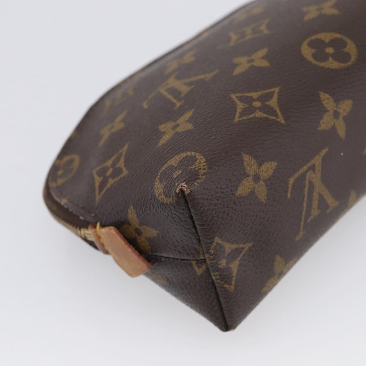 LOUIS VUITTON Monogram Pochette Cosmetic PM Pouch M47515 LV Auth BA17041