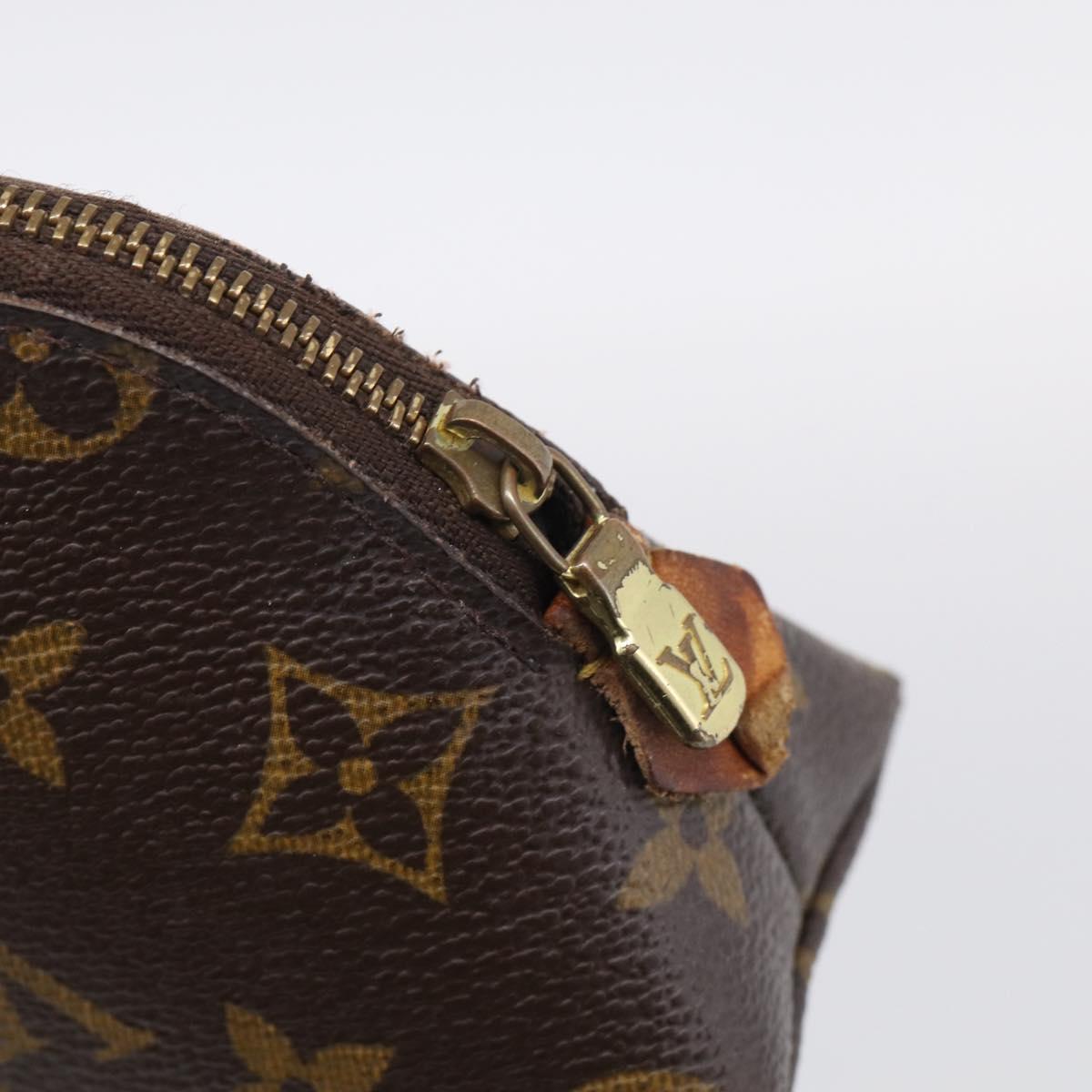 LOUIS VUITTON Monogram Pochette Cosmetic PM Pouch M47515 LV Auth BA17041