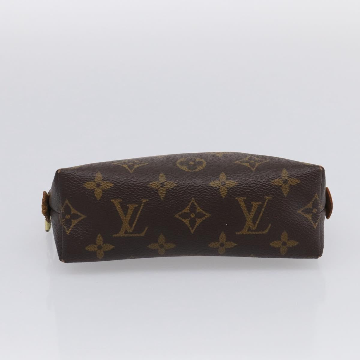 LOUIS VUITTON Monogram Pochette Cosmetic PM Pouch M47515 LV Auth BA17041