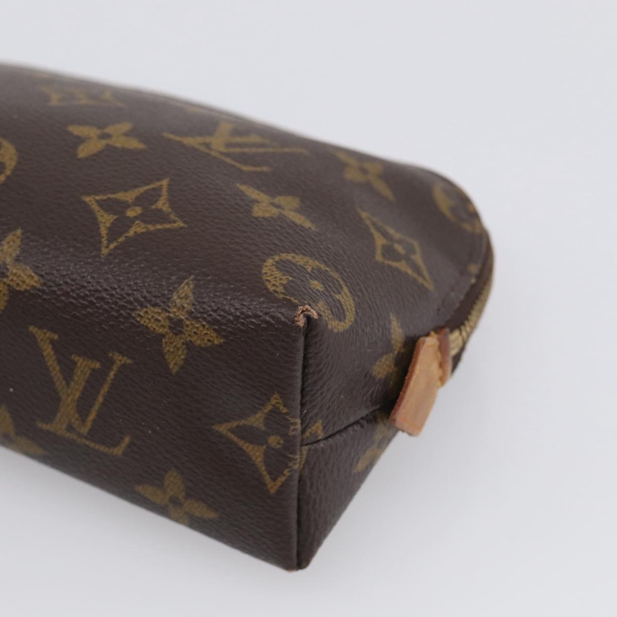 LOUIS VUITTON Monogram Pochette Cosmetic PM Pouch M47515 LV Auth BA17041
