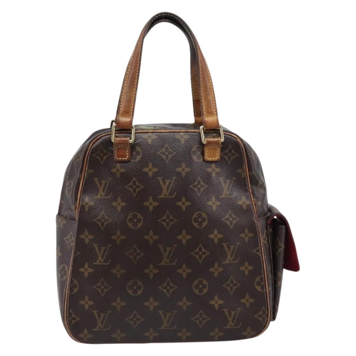 LOUIS VUITTON Monogram Exsantricite Hand Bag M51161 LV Auth BA17043