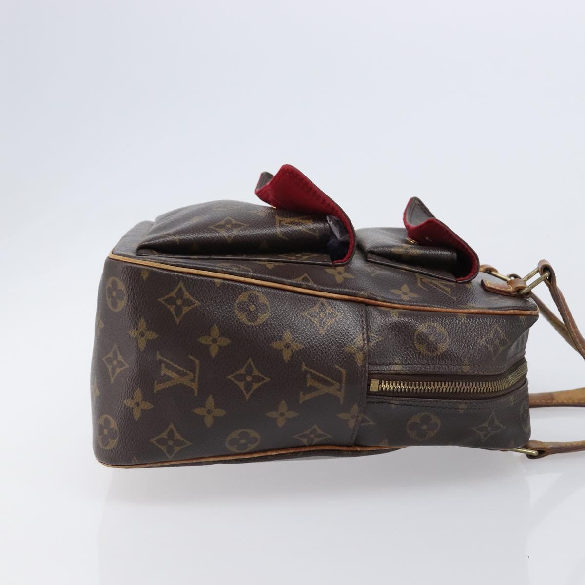 LOUIS VUITTON Monogram Exsantricite Hand Bag M51161 LV Auth BA17043