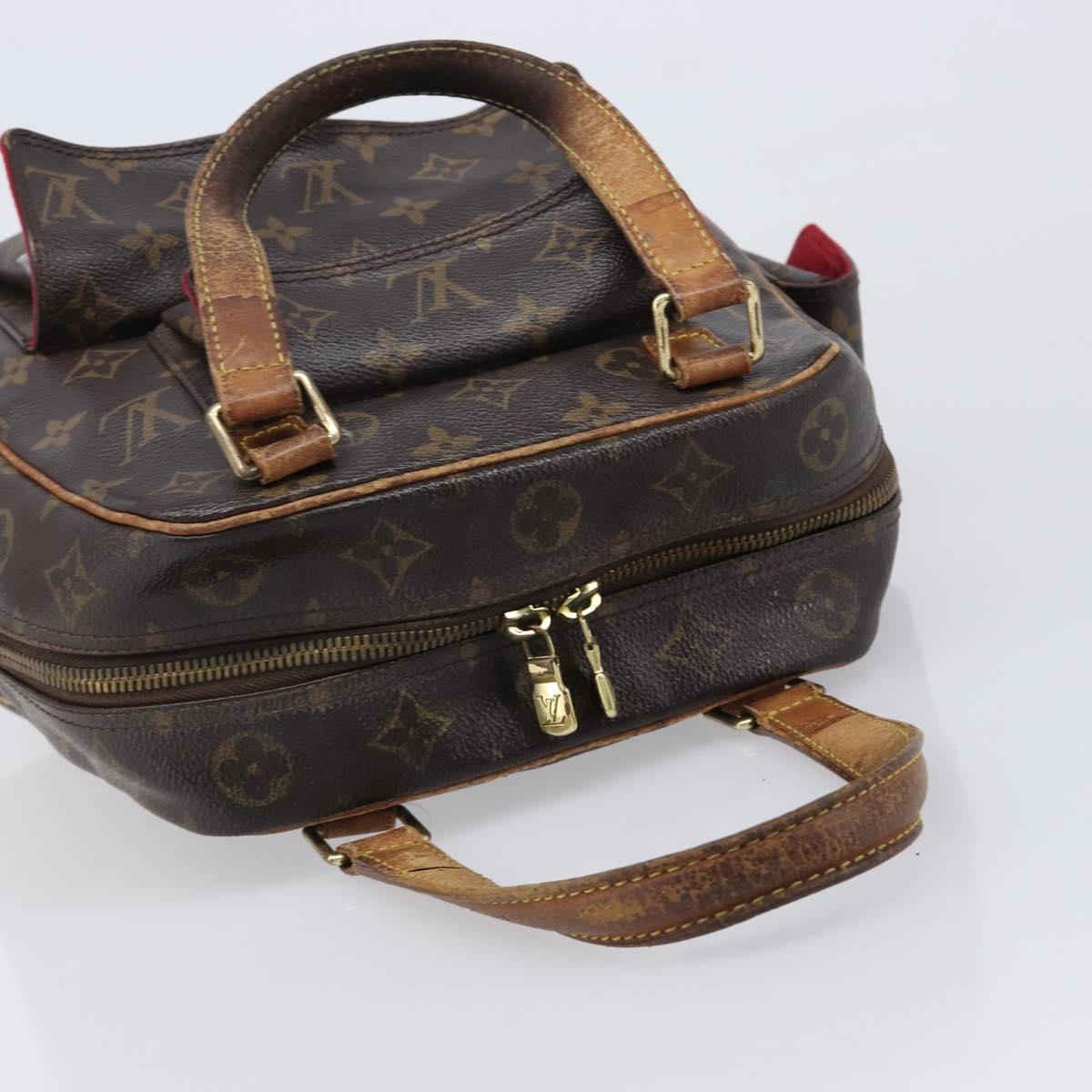 LOUIS VUITTON Monogram Exsantricite Hand Bag M51161 LV Auth BA17043