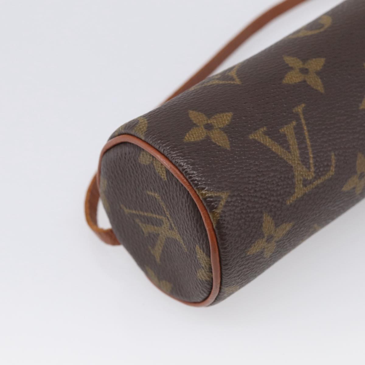 LOUIS VUITTON Monogram Papillon Pouch LV Auth BA17064