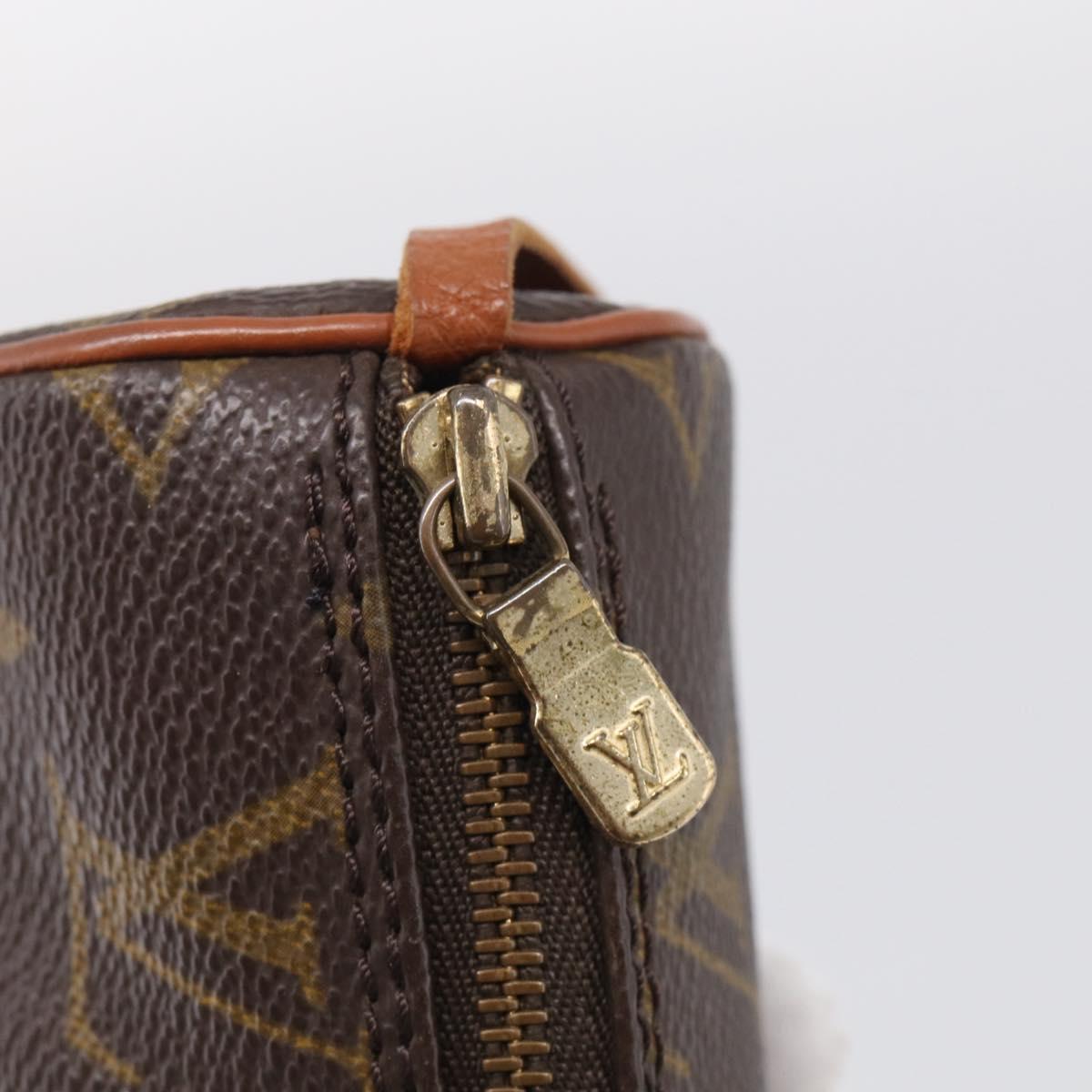 LOUIS VUITTON Monogram Papillon Pouch LV Auth BA17064