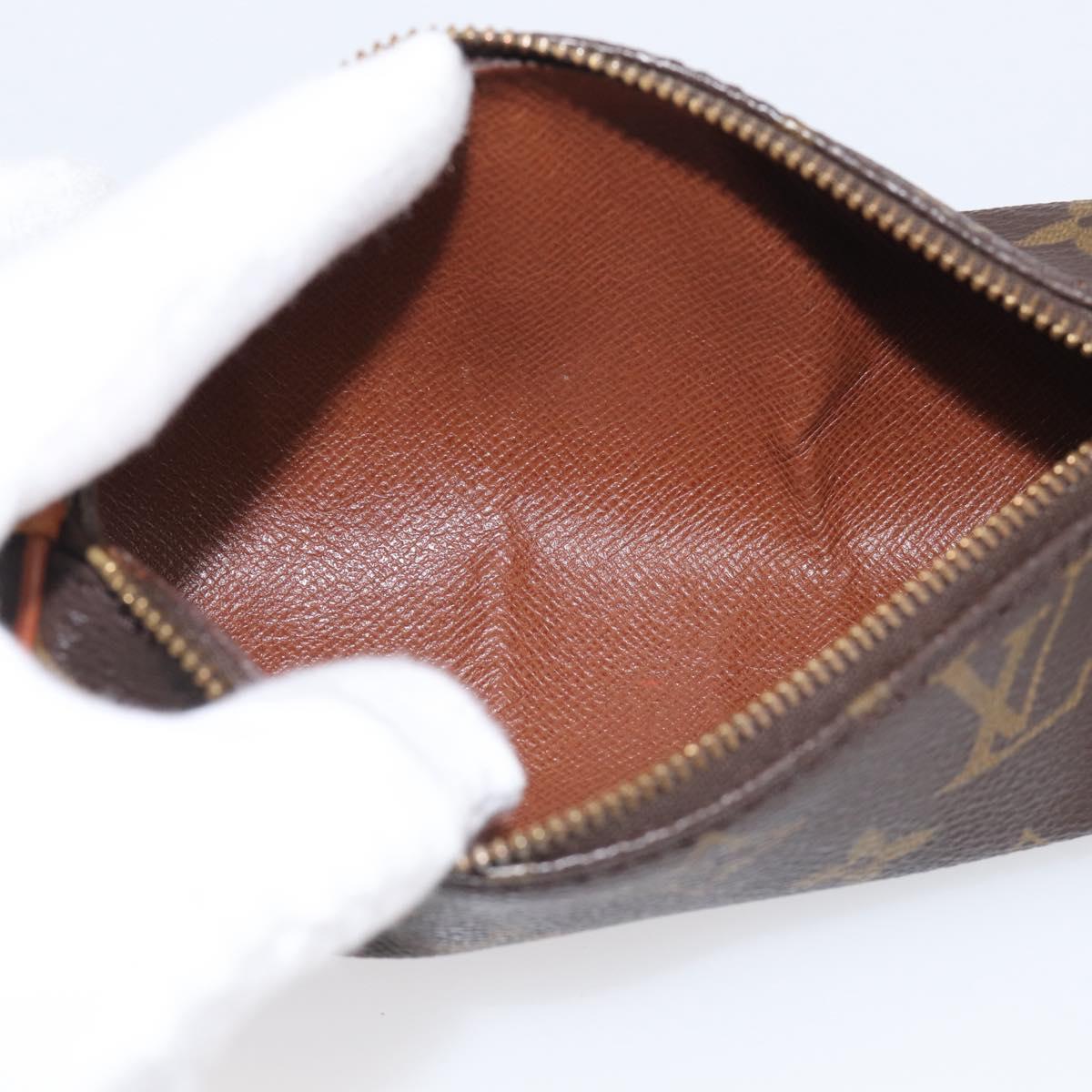LOUIS VUITTON Monogram Papillon Pouch LV Auth BA17064