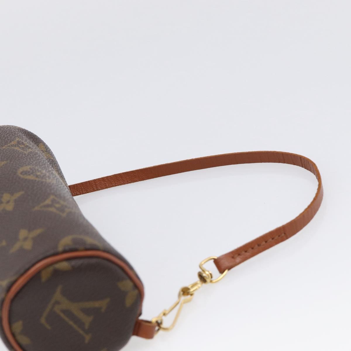 LOUIS VUITTON Monogram Papillon Pouch LV Auth BA17064