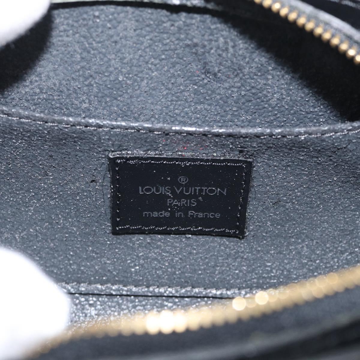 LOUIS VUITTON Epi Dauphine PM Pouch Black M48442 LV Auth BA17069