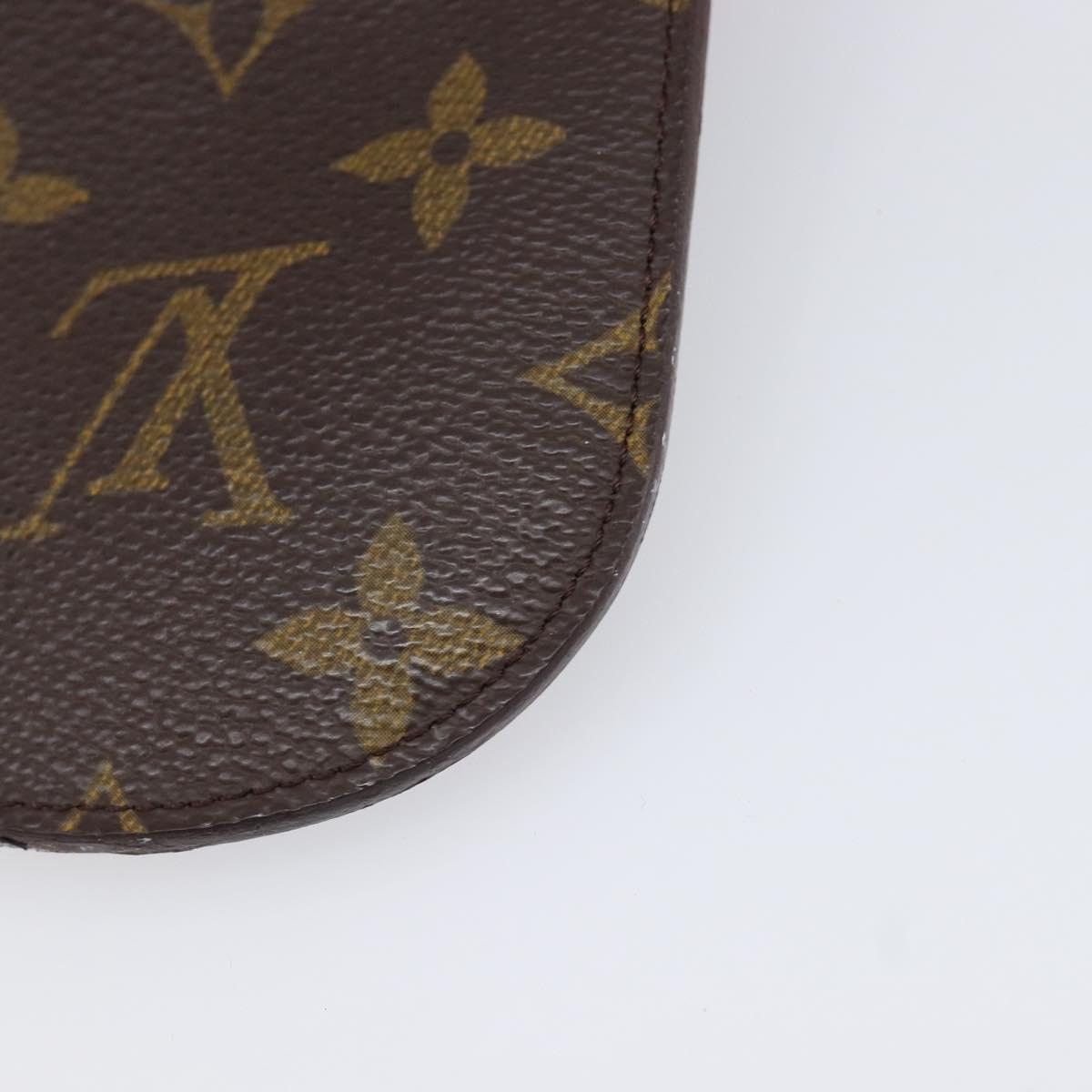 LOUIS VUITTON Monogram Etui a Lunettes Rabat Glasses Case M62970 LV Auth BA17077