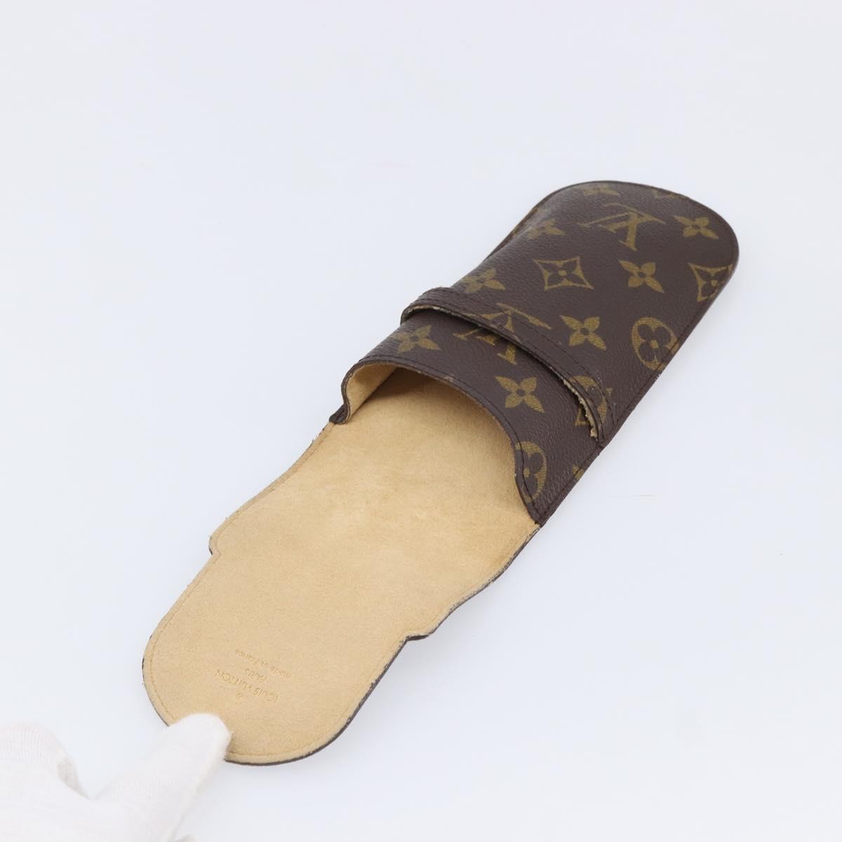 LOUIS VUITTON Monogram Etui a Lunettes Rabat Glasses Case M62970 LV Auth BA17077