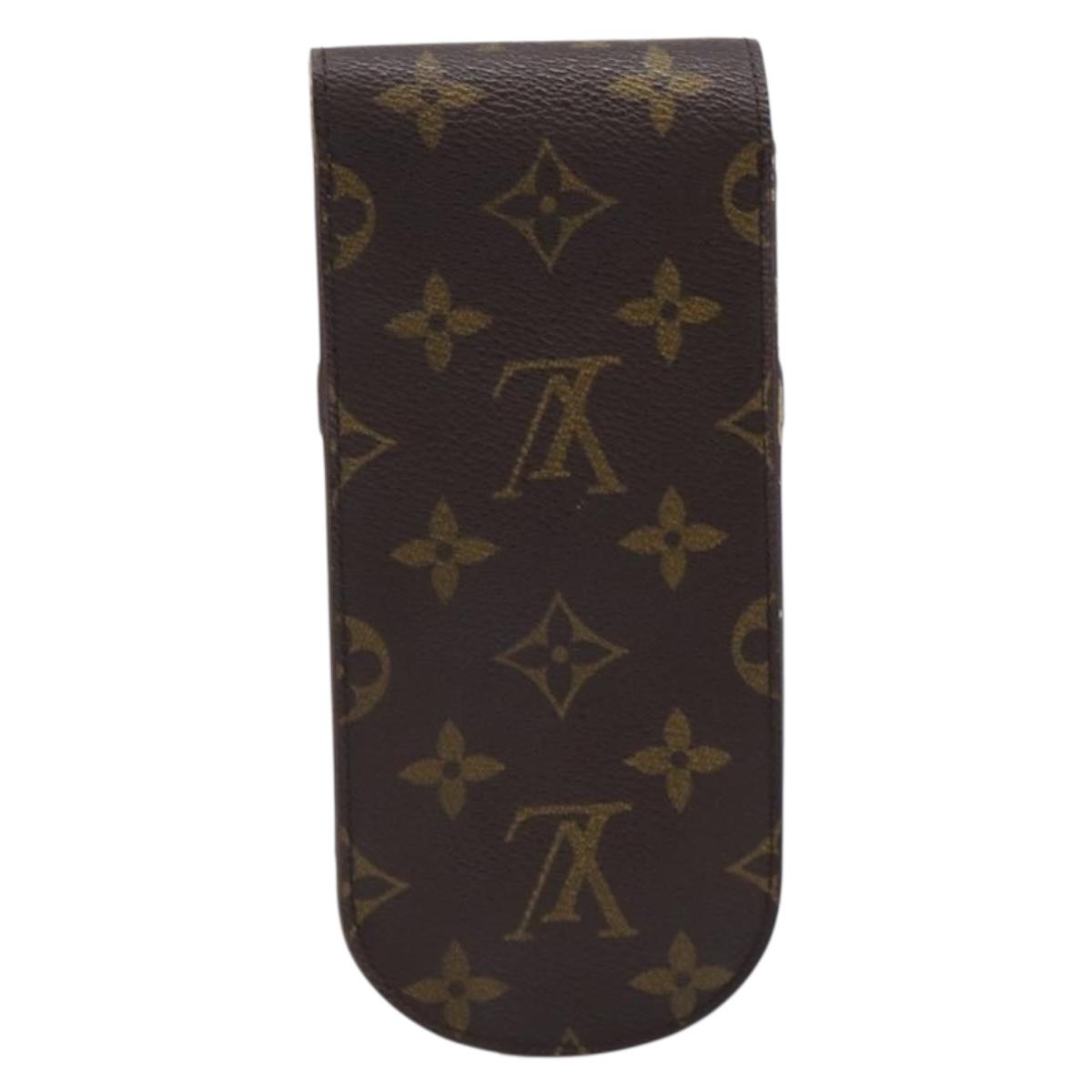 LOUIS VUITTON Monogram Etui a Lunettes Rabat Glasses Case M62970 LV Auth BA17077