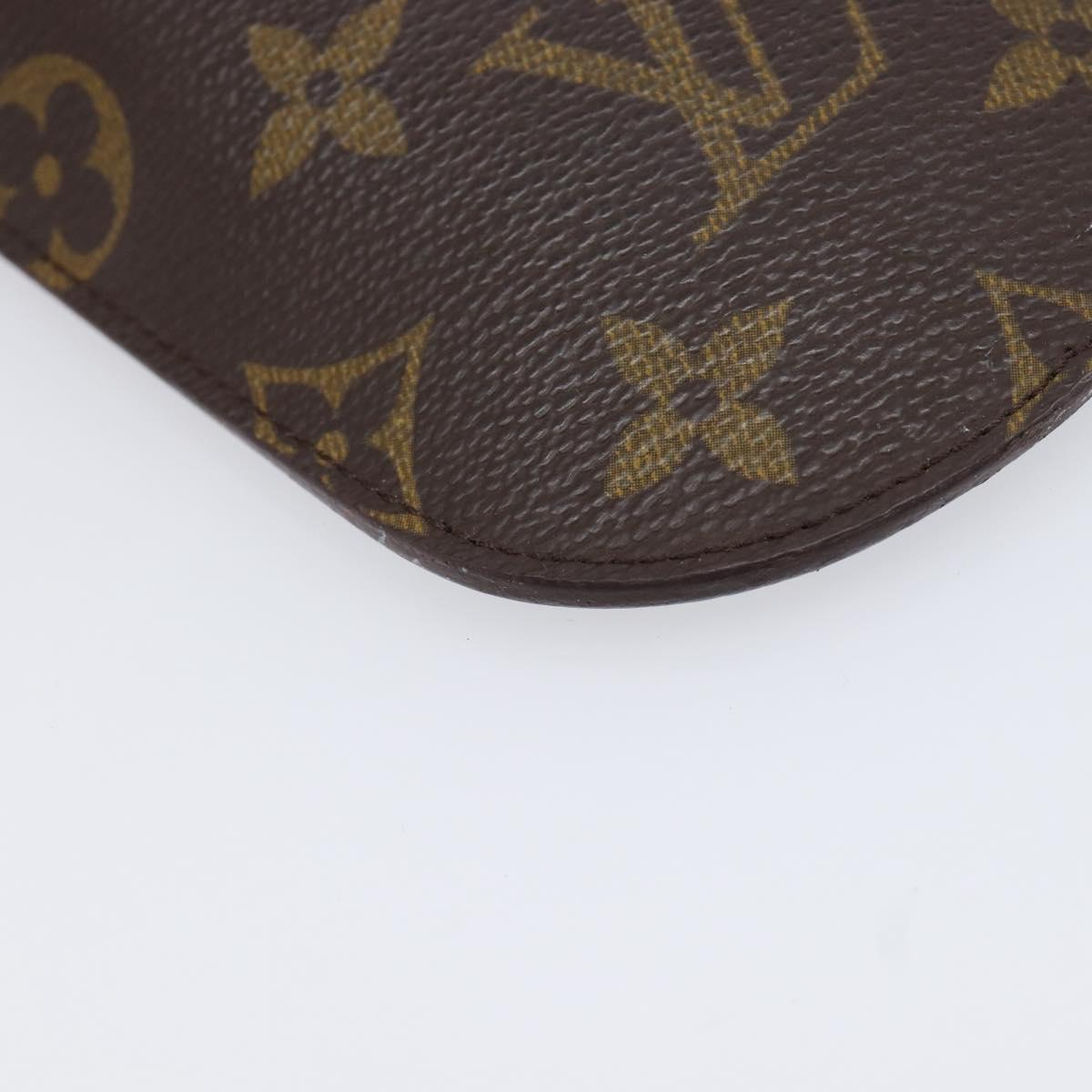 LOUIS VUITTON Monogram Etui a Lunettes Rabat Glasses Case M62970 LV Auth BA17077
