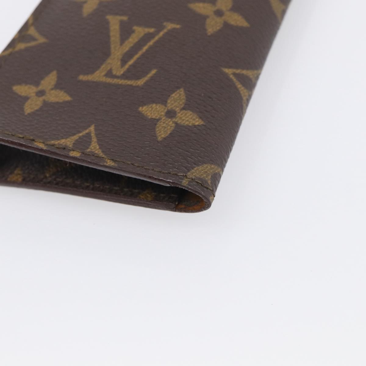 LOUIS VUITTON Monogram Etui Lunette Simple Glasses Case M62962 LV Auth BA17078