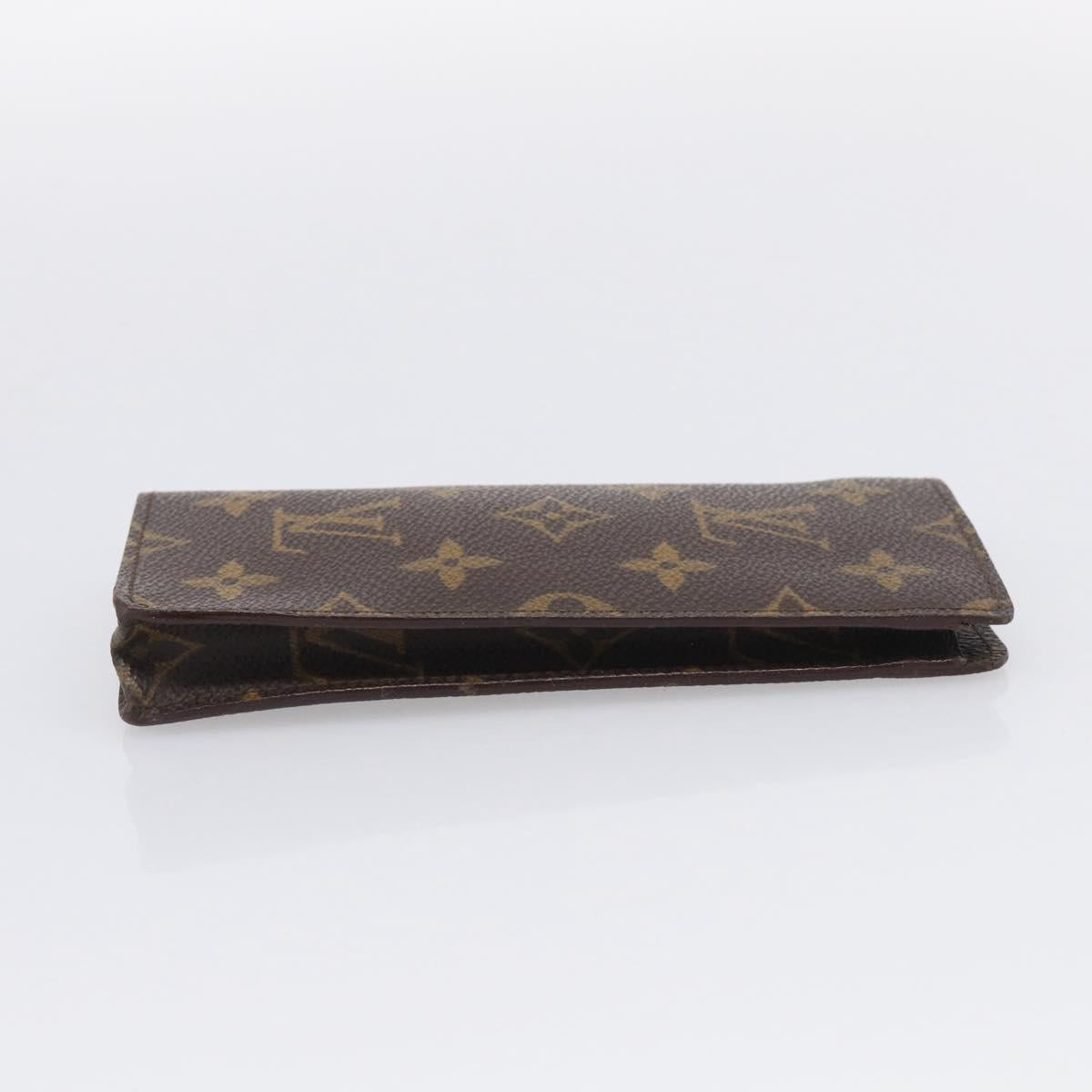 LOUIS VUITTON Monogram Etui Lunette Simple Glasses Case M62962 LV Auth BA17078
