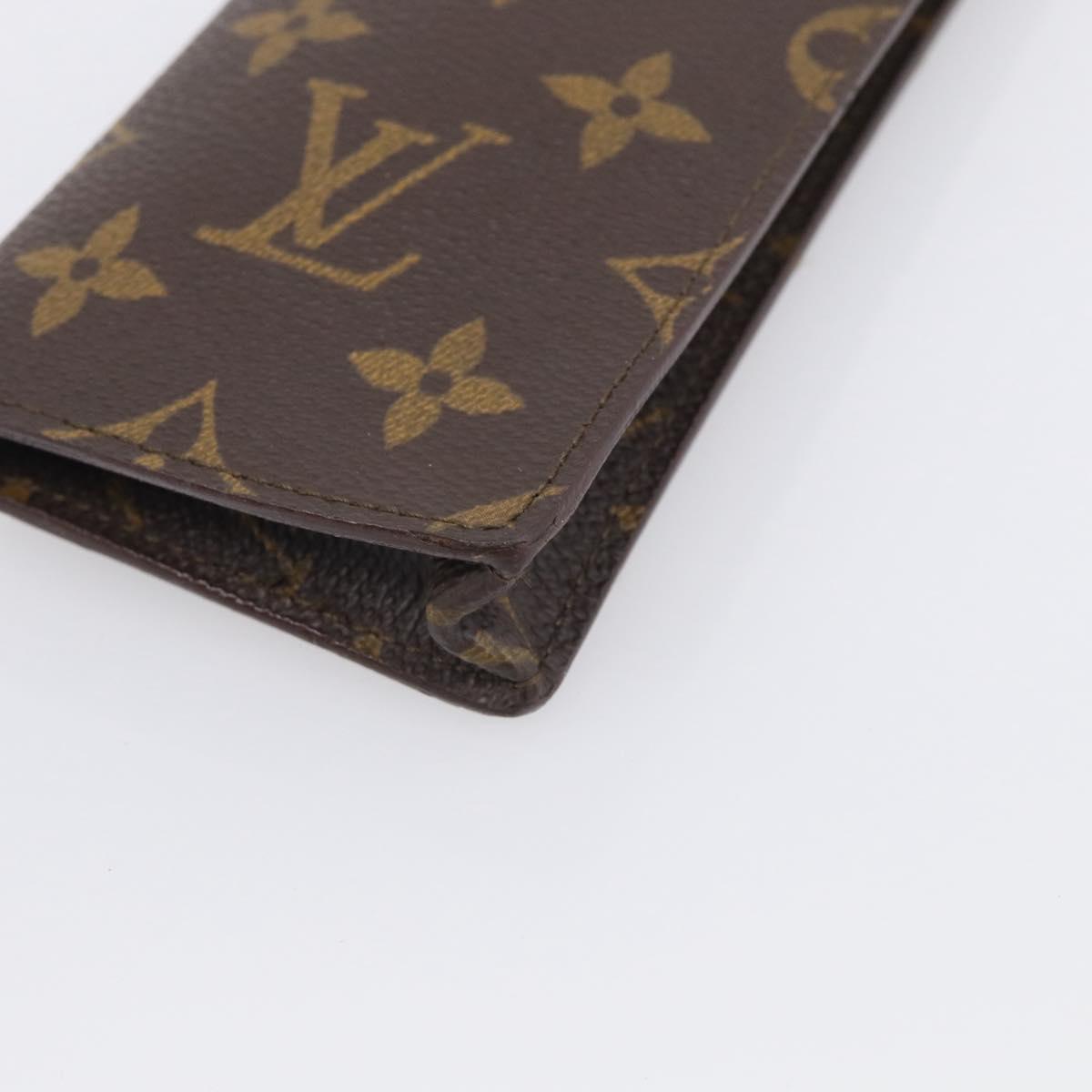 LOUIS VUITTON Monogram Etui Lunette Simple Glasses Case M62962 LV Auth BA17078